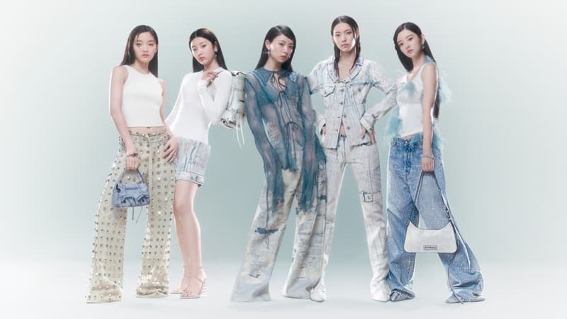 全新韓國女團 ILLIT 出鏡演繹 Acne Studios 2024 春夏系列形象大片