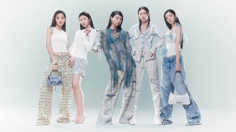 全新韓國女團 ILLIT 出鏡演繹 Acne Studios 2024 春夏系列形象大片