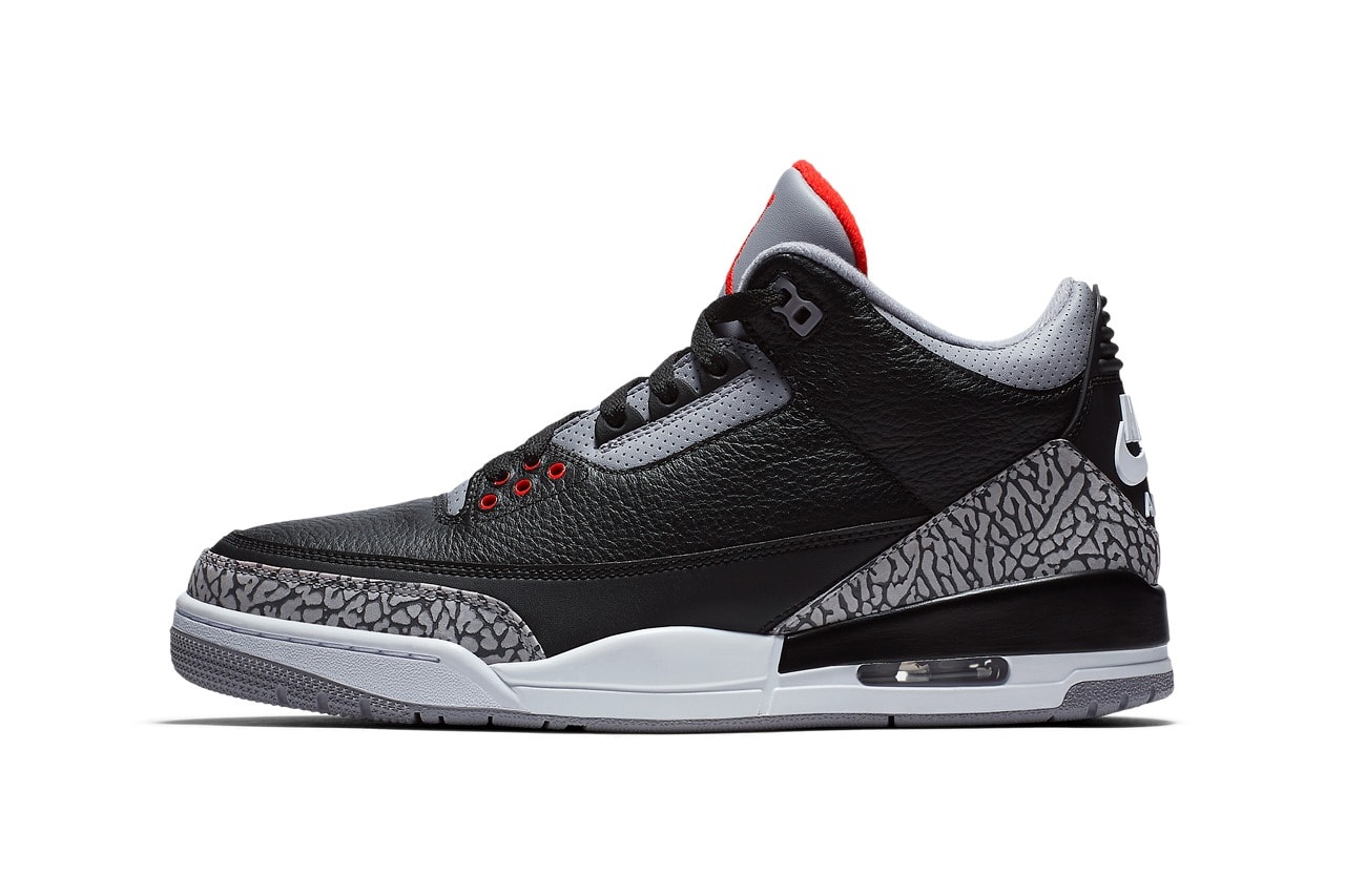 消息稱 Air Jordan 3 人氣配色「Black Cement」將以 OG 版本復刻回歸