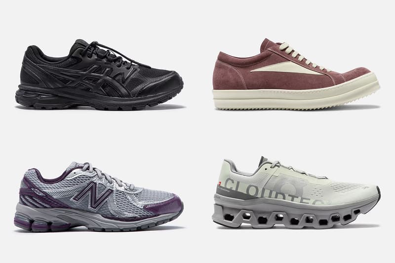 嚴選 ASICS、Converse、On、Rick Owens 等品牌「最新鞋款」入手推薦