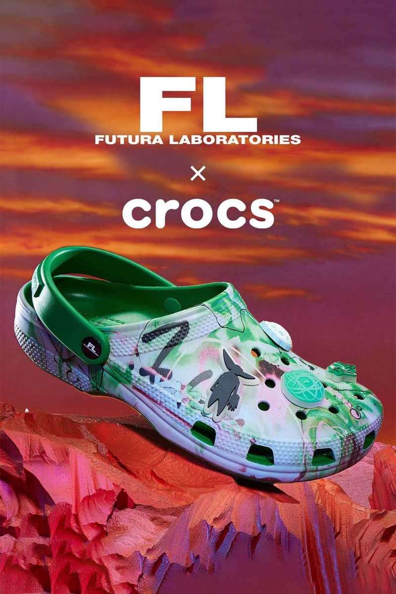 Futura x Crocs Clog 全新聯乘系列鞋款正式發佈