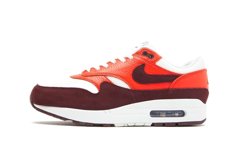 搶先預覽 Nike Air Max 1 全新配色「Burgundy Crush/Picante Red」