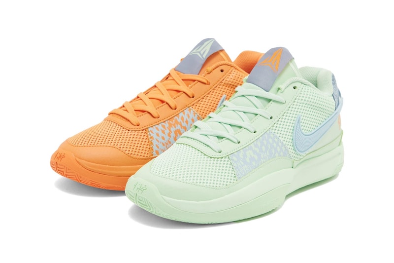率先近賞 Nike Ja 1 全新鴛鴦配色「Bright Mandarin/Vapor Green」