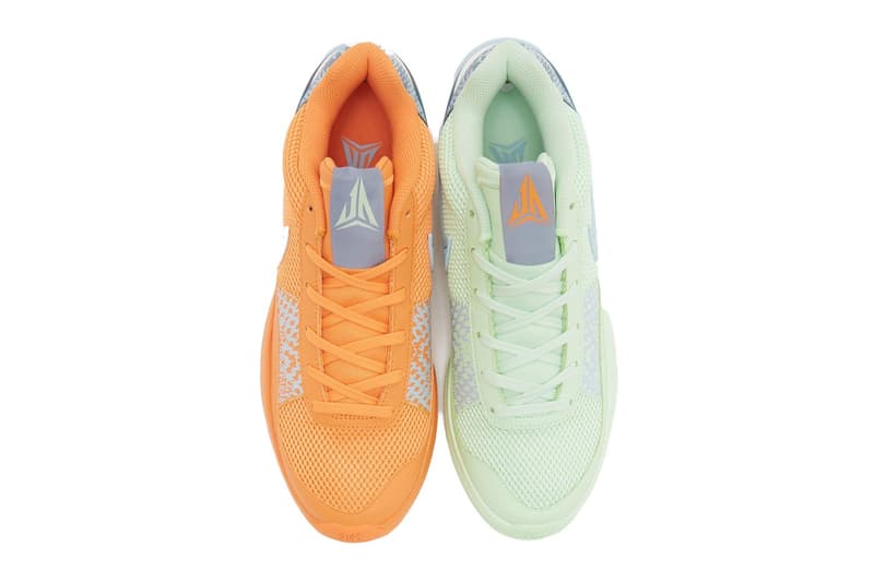 率先近賞 Nike Ja 1 全新鴛鴦配色「Bright Mandarin/Vapor Green」