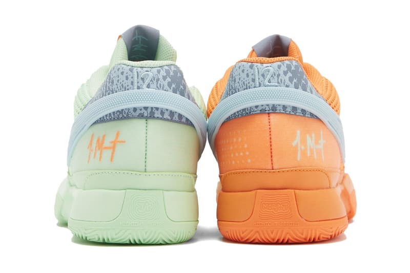 率先近賞 Nike Ja 1 全新鴛鴦配色「Bright Mandarin/Vapor Green」