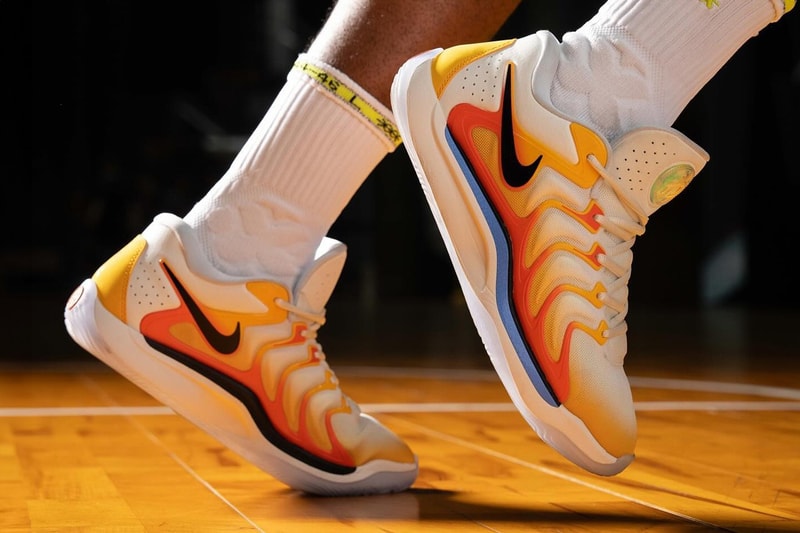 近賞 Nike KD 17 全新配色「Sunrise」上腳圖輯