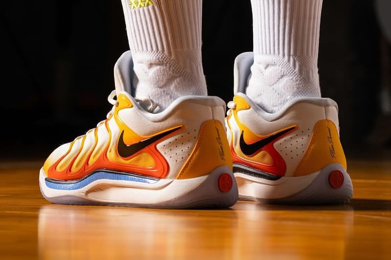 近賞 Nike KD 17 全新配色「Sunrise」上腳圖輯