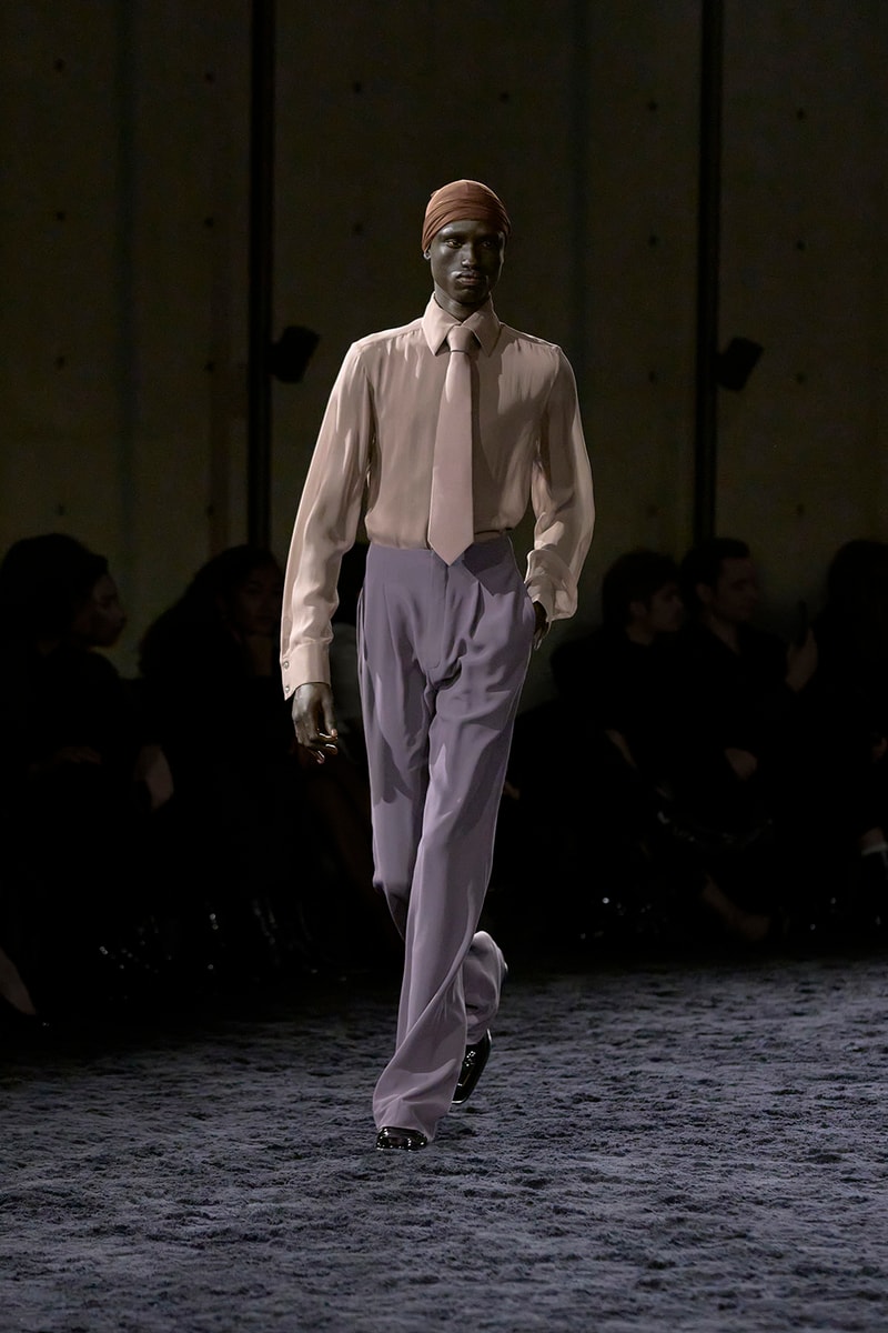 Anthony Vaccarello 執掌 Saint Laurent 2024 冬季男裝大秀正式登場