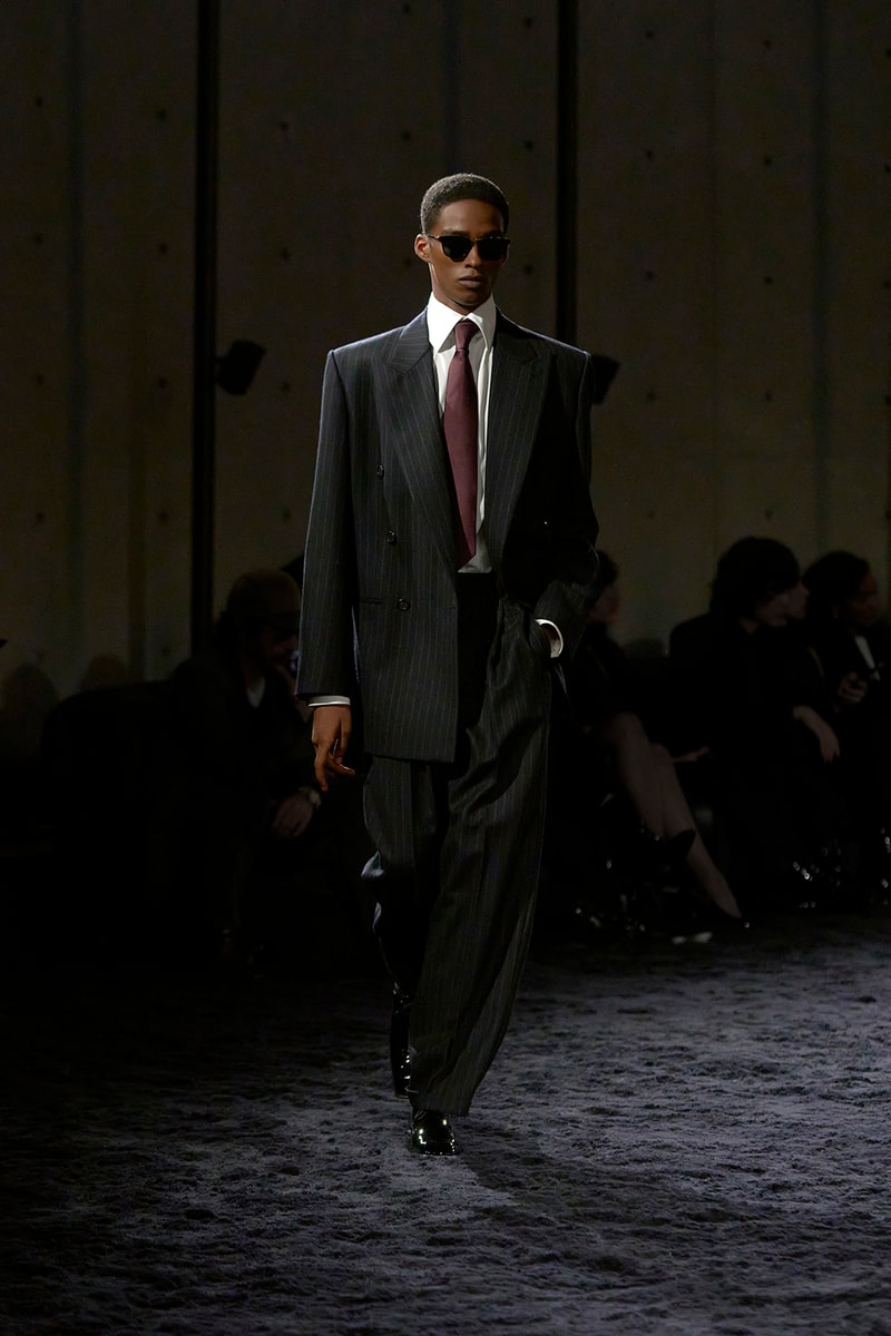Anthony Vaccarello 執掌 Saint Laurent 2024 冬季男裝大秀正式登場