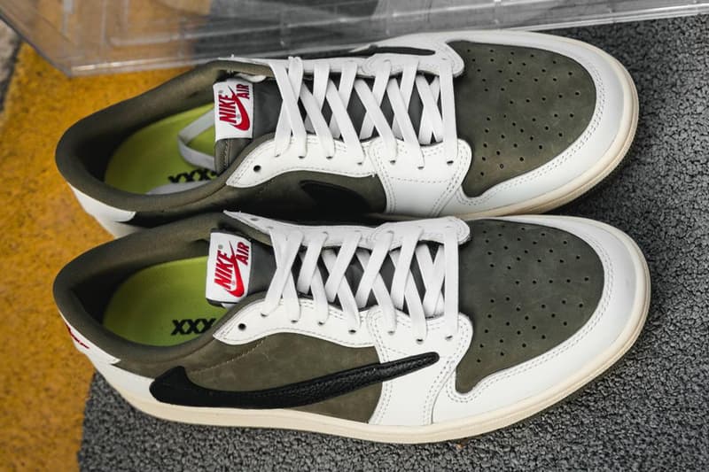 率先預覽 Travis Scott x Air Jordan 1 Low OG 全新聯名配色「Olive」