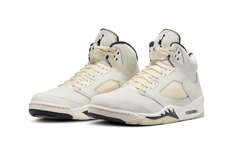 近賞 Air Jordan 5 SE 全新配色「Sail」