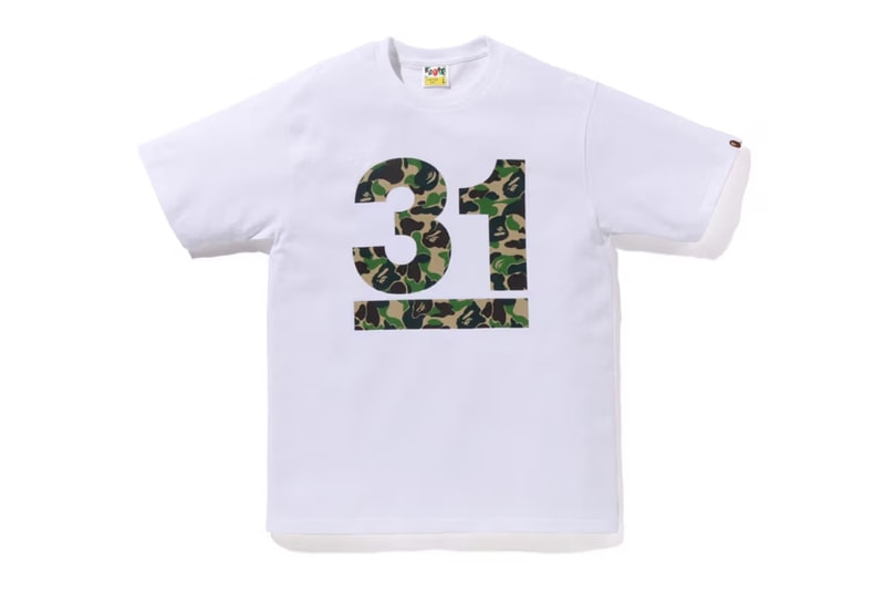 歡慶成立 31 週年！A BATHING APE 全新短 Tee 系列正式登場