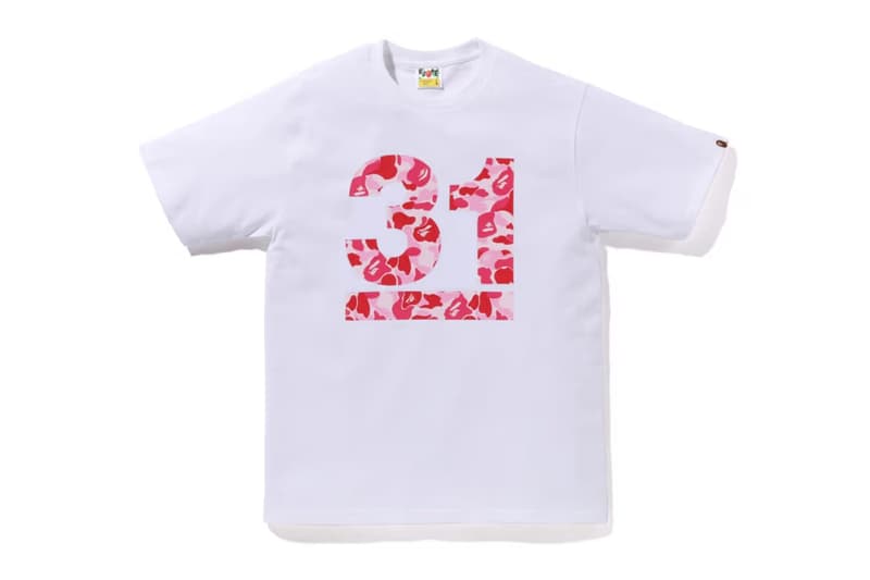 歡慶成立 31 週年!A BATHING APE 全新短 Tee 系列正式登場