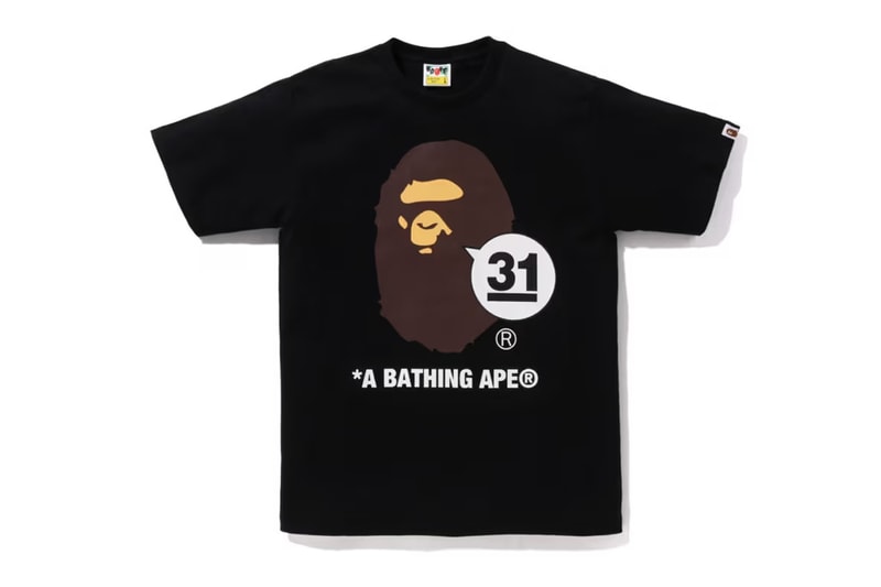 歡慶成立 31 週年！A BATHING APE 全新短 Tee 系列正式登場