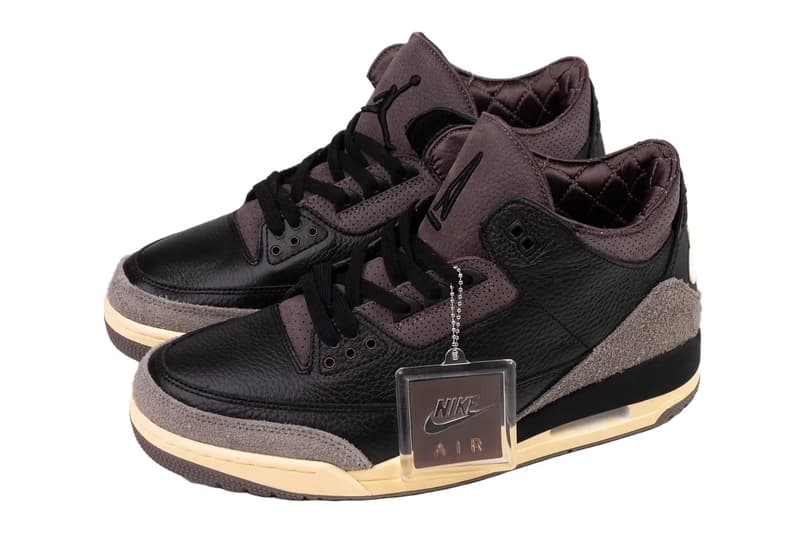 率先近賞 A Ma Maniére x Air Jordan 3 最新聯名配色「Black」