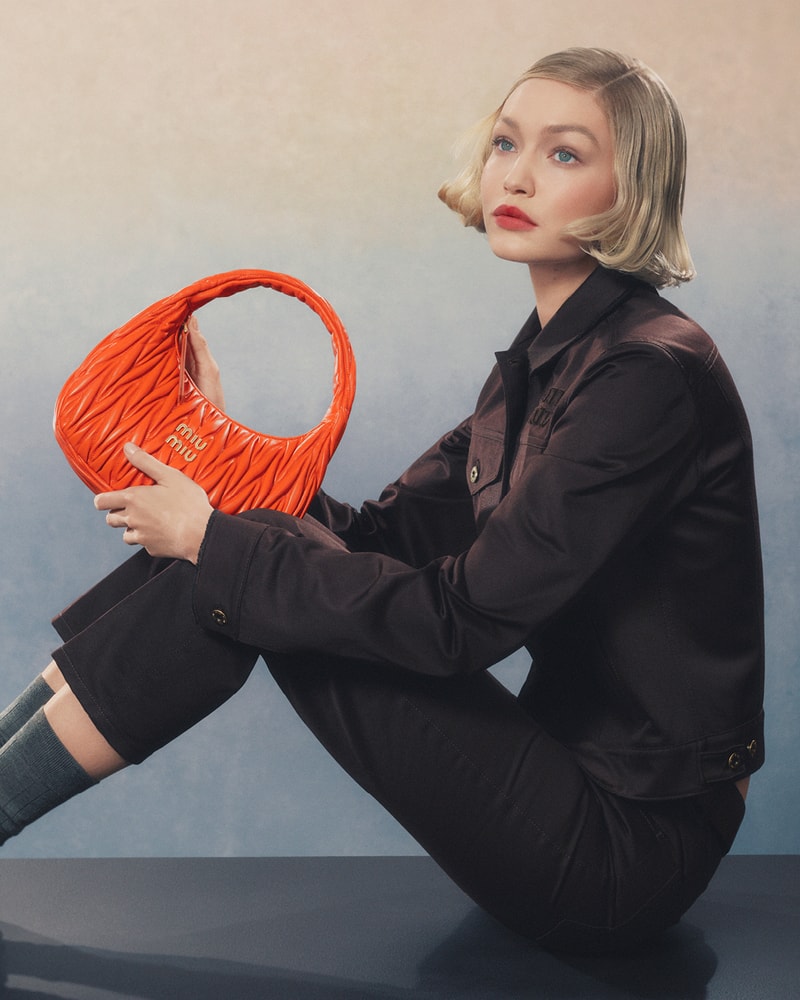 Gigi Hadid 演繹 Miu Miu 2024 包款最新形象大片