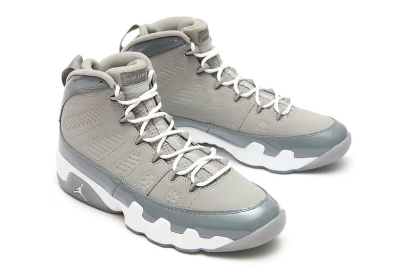 Air Jordan 9 最新復刻鞋款「Cool Grey」率先曝光