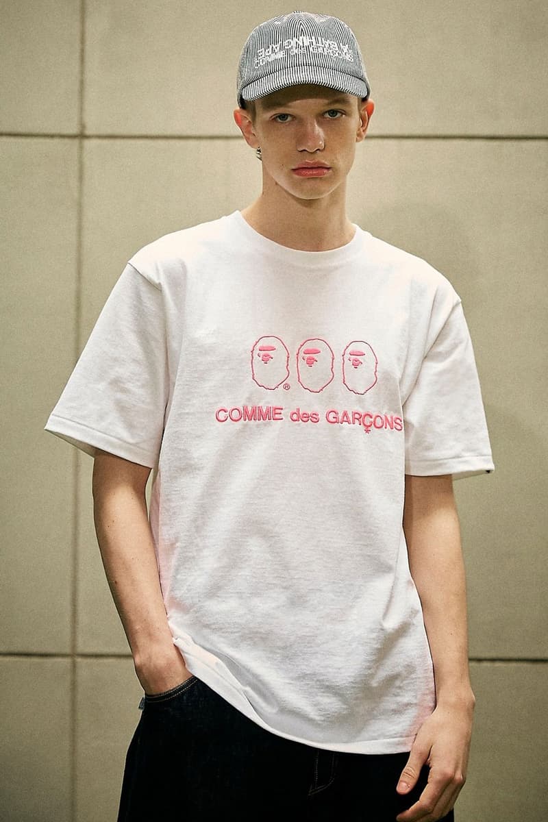 A BATHING APE® x COMME des GARÇONS 2024 春夏全新聯乘系列正式登場