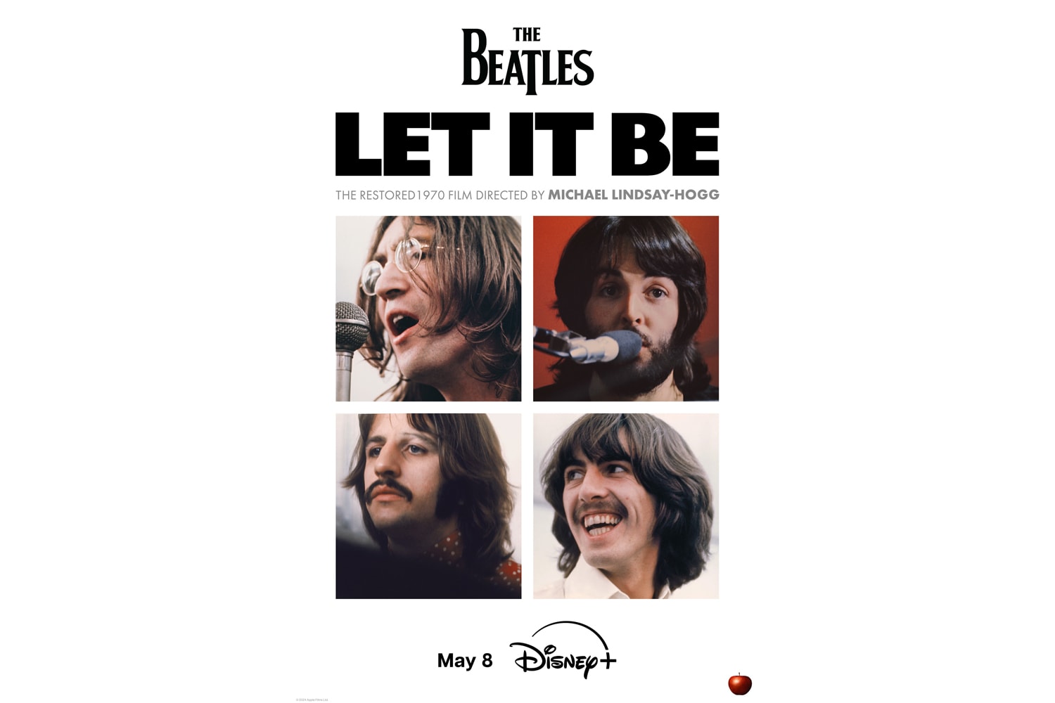 The Beatles 紀錄片電影《披頭四：隨它去吧 The Beatles: Let It Be》重製版即將登陸 Disney+