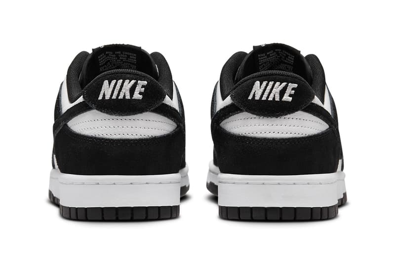 Nike Dunk Low 人氣配色「Panda」麂皮版本率先登場