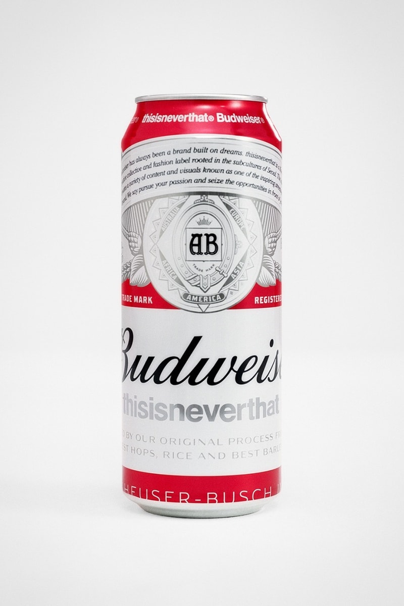 thisisneverthat x Budweiser 全新聯乘系列「The Bud」正式發佈