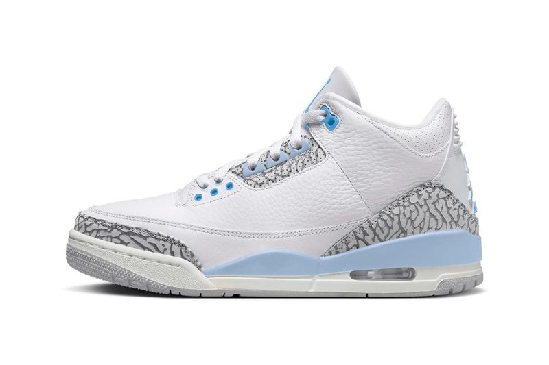 Air Jordan 3 全新配色「Hydrogen Blue」率先曝光