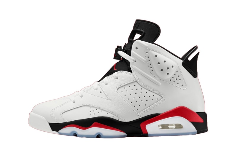 Air Jordan 6 全新配色「White/Fire Red」率先曝光