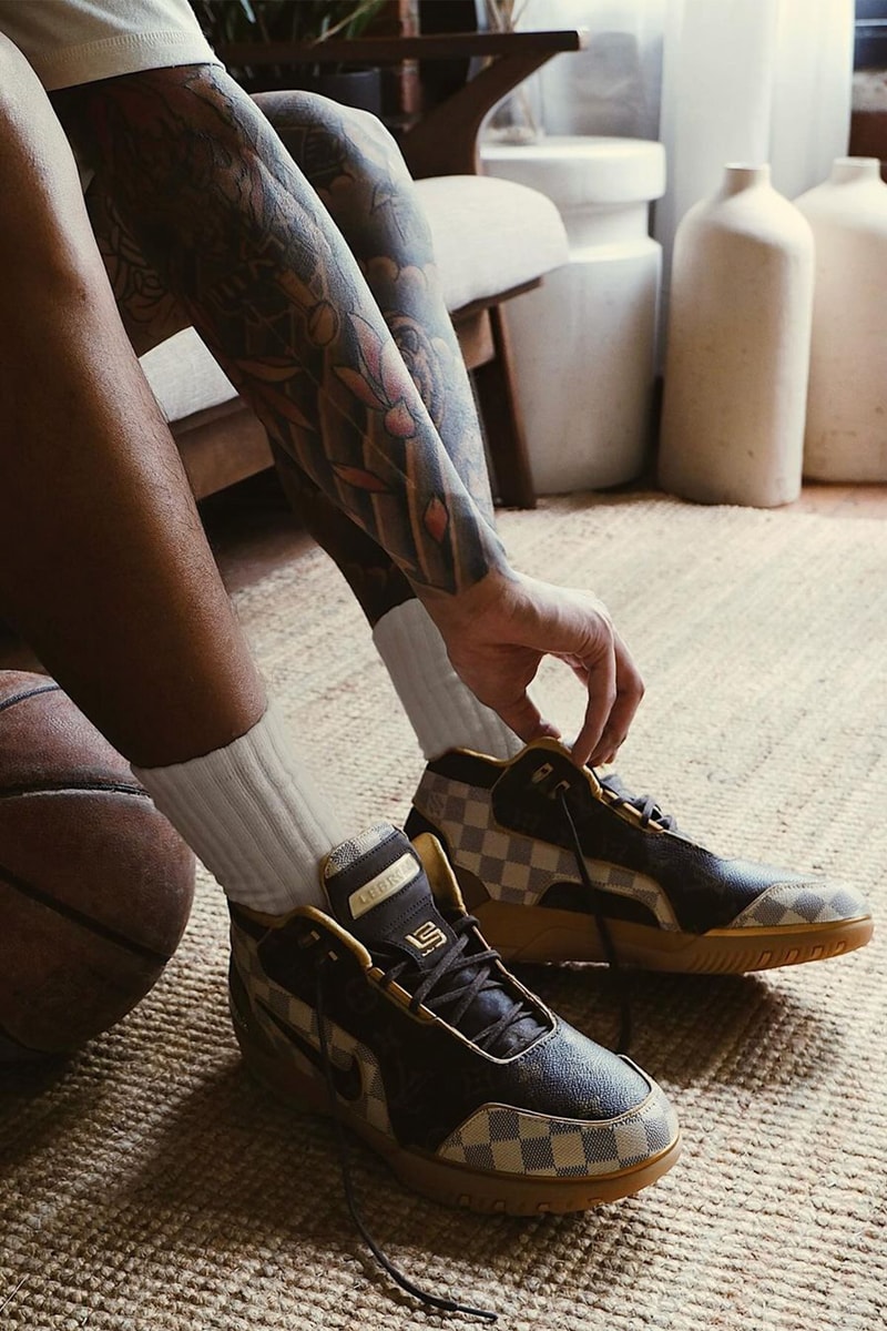 設計師打造 Nike LeBron 1 全新「Louis Vuitton」定製鞋款