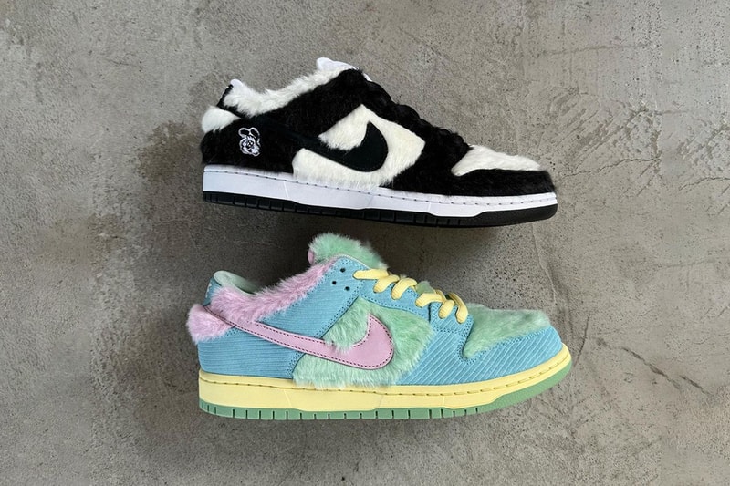 VERDY x Nike SB Dunk Low 全新黑白配色率先亮相