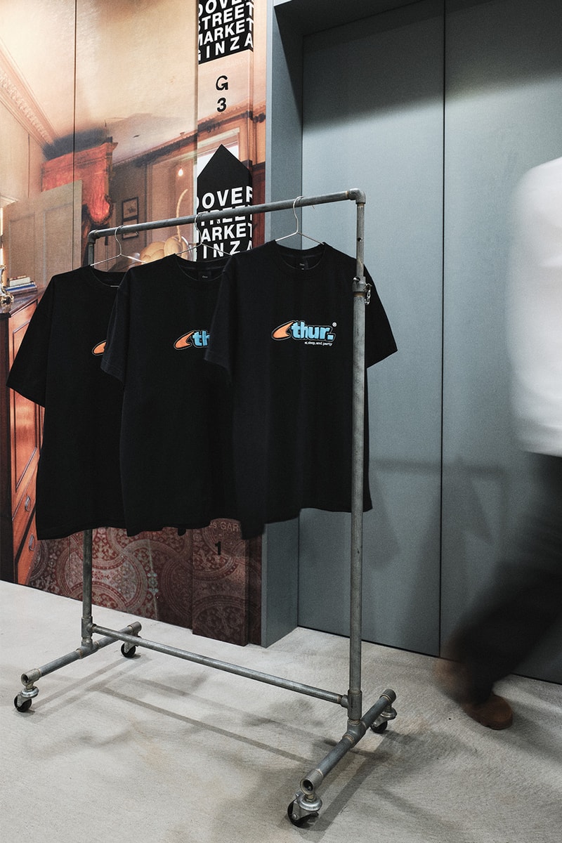 首次與 DOVER STREET MARKET GINZA 獨家合作,走進 thur. 期間限定店