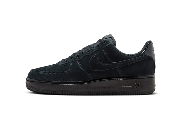 Nike Air Force 1 Low 推出全新麂皮版本「Black Suede」配色