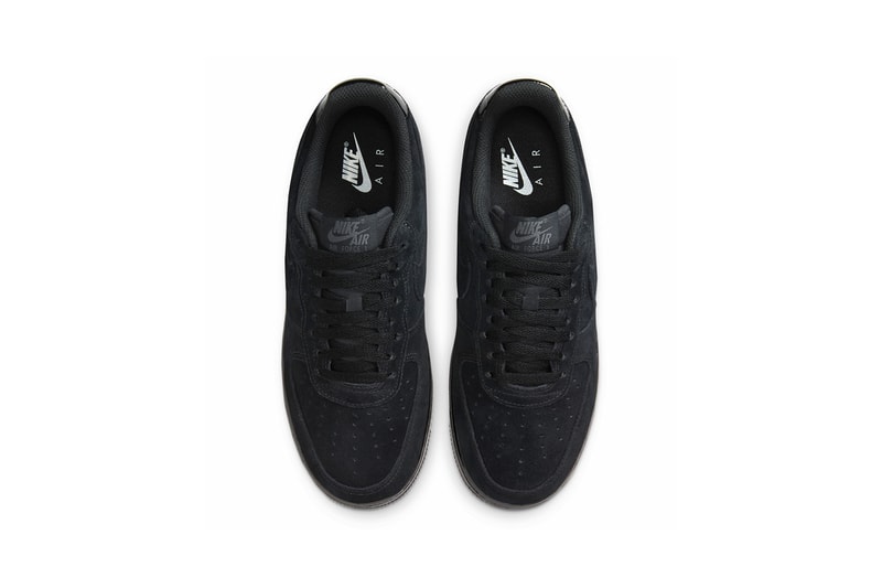 Nike Air Force 1 Low 推出全新麂皮版本「Black Suede」配色
