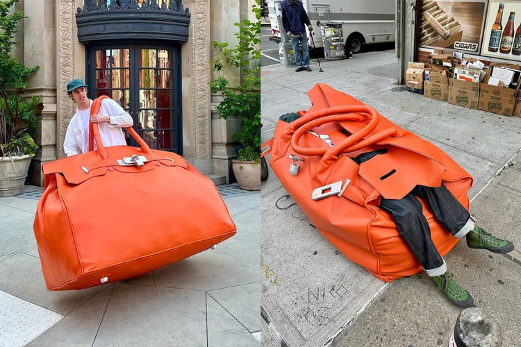 真的能背!創意人士 Trevor Gorji 製作「超巨大化」Birkin 包款