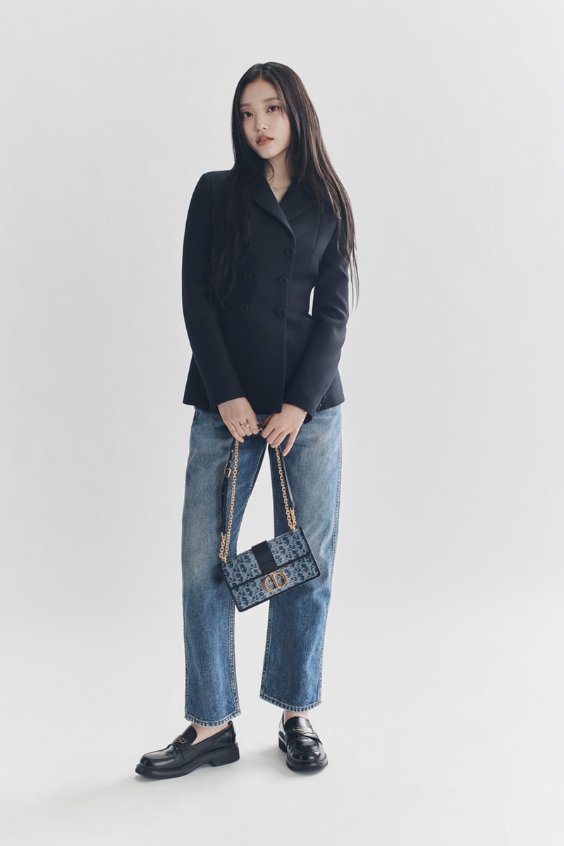 NewJeans 成員 Haerin 出鏡 Denim Dior Oblique 最新系列形象
