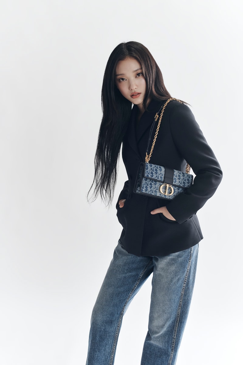 NewJeans 成員 Haerin 出鏡 Denim Dior Oblique 最新系列形象