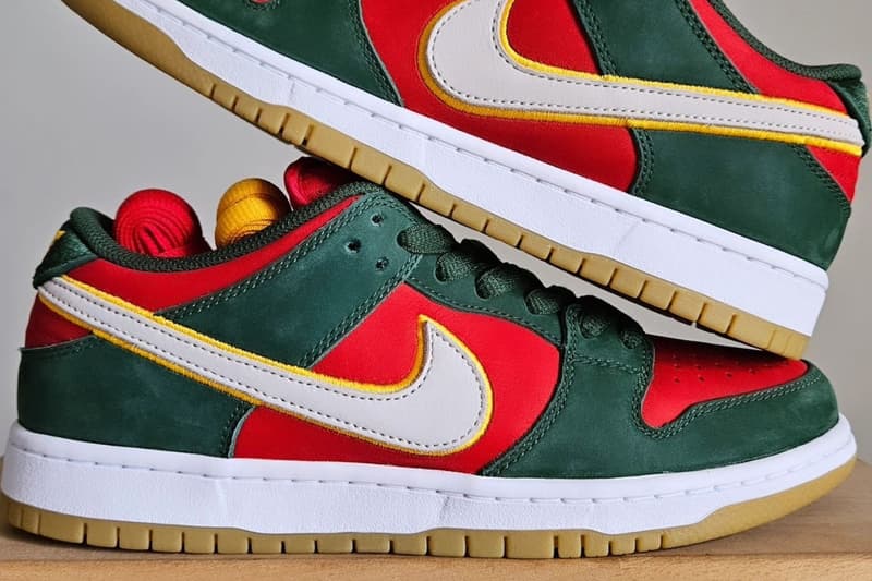 Nike SB Dunk Low PRM 全新配色「Seattle Supersonics」率先曝光