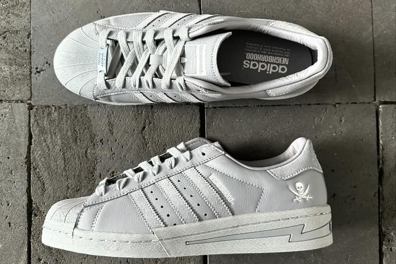 NEIGHBORHOOD x adidas Superstar「Cement Gray」最新聯乘鞋款率先亮相