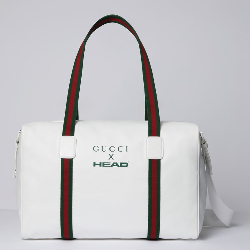 Gucci 攜手 HEAD 為出戰法國網球公開賽的 Jannik Sinner 設計全新球袋