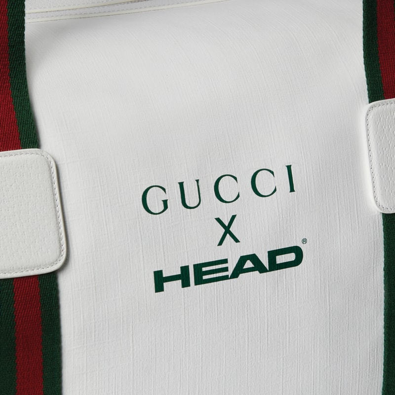 Gucci 攜手 HEAD 為出戰法國網球公開賽的 Jannik Sinner 設計全新球袋