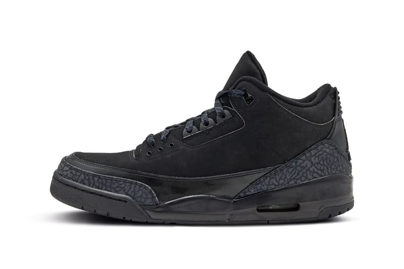 消息稱 Air Jordan 3 人氣配色「Black Cat」有望於 2025 年回歸