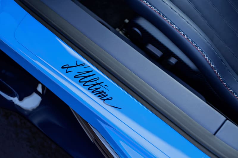 Bugatti 正式發表 Chiron 最終量產車型「L’Ultime」