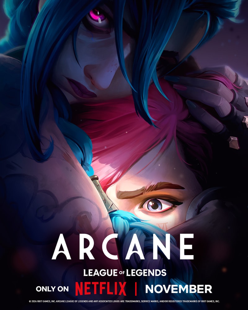 Netflix《英雄聯盟》動畫影集《奧術 Arcane》第二季最新宣傳海報正式登場
