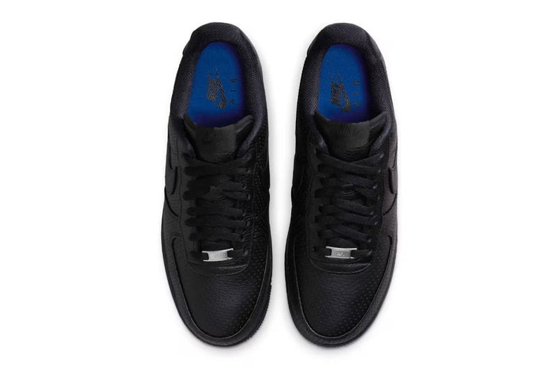 Nike Air Force 1 Low 推出最新沖孔皮革材質全黑配色