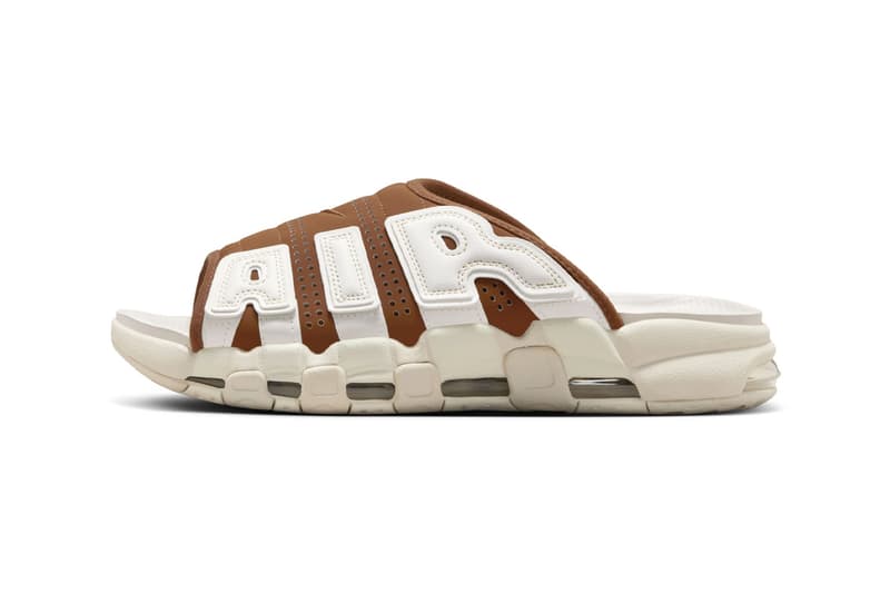 近賞 Nike Air More Uptempo Slide 全新配色「Brown/Sail」官方圖輯