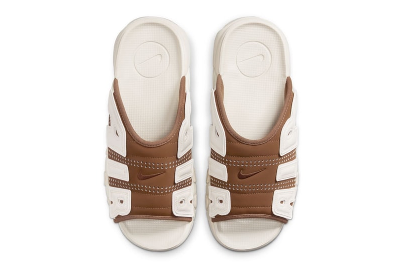 近賞 Nike Air More Uptempo Slide 全新配色「Brown/Sail」官方圖輯