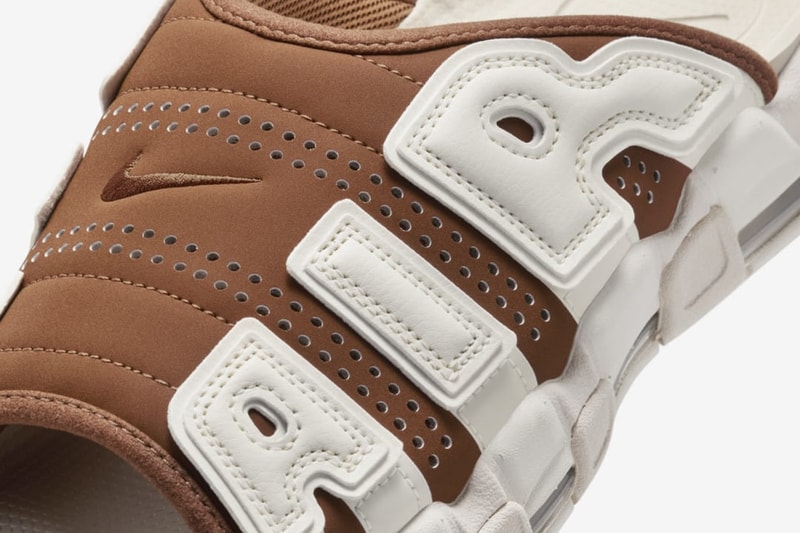 近賞 Nike Air More Uptempo Slide 全新配色「Brown/Sail」官方圖輯