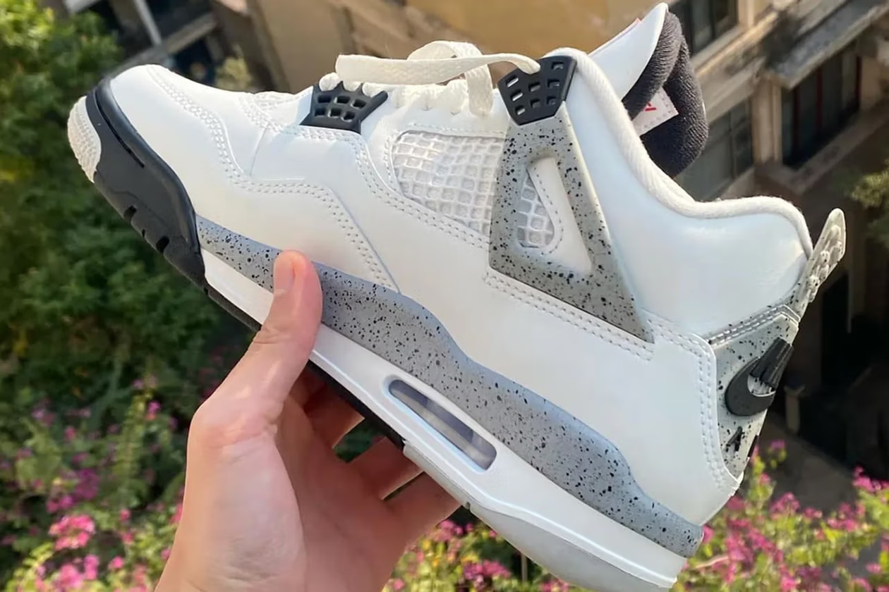 Air Jordan 4 全新復刻鞋款配色「White Cement」近賞圖輯率先曝光