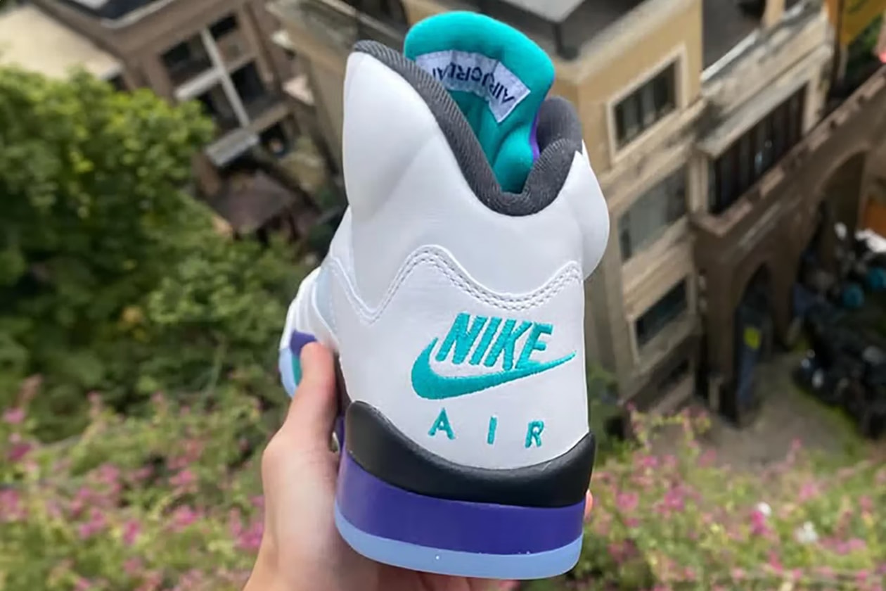 睽違 12 年的等待！Air Jordan 5 最新復刻配色「Grape」即將發售