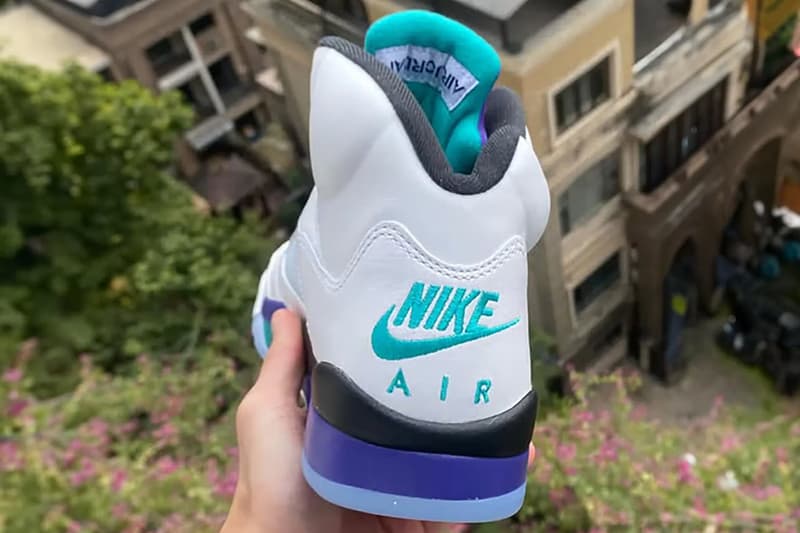 睽違 12 年的等待!率先近賞 Air Jordan 5 最新復刻配色「Grape」
