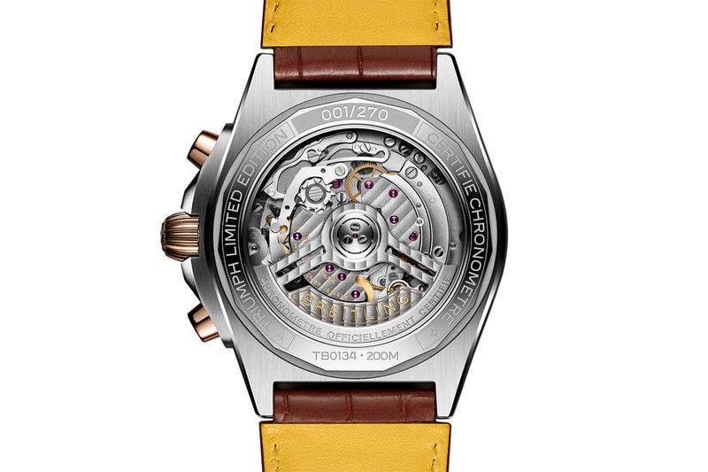 Breitling 攜手 Triumph 打造第三回全新聯名錶款與重機
